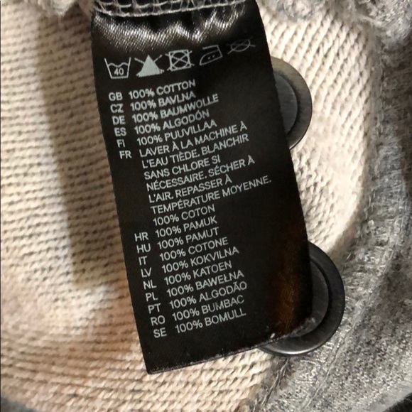 H&M gray knit button front sweater jacket - Picture 12 of 12